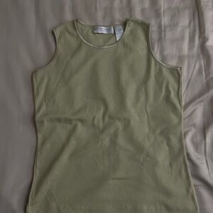 Carolyn Taylor Sage Green Tank Top